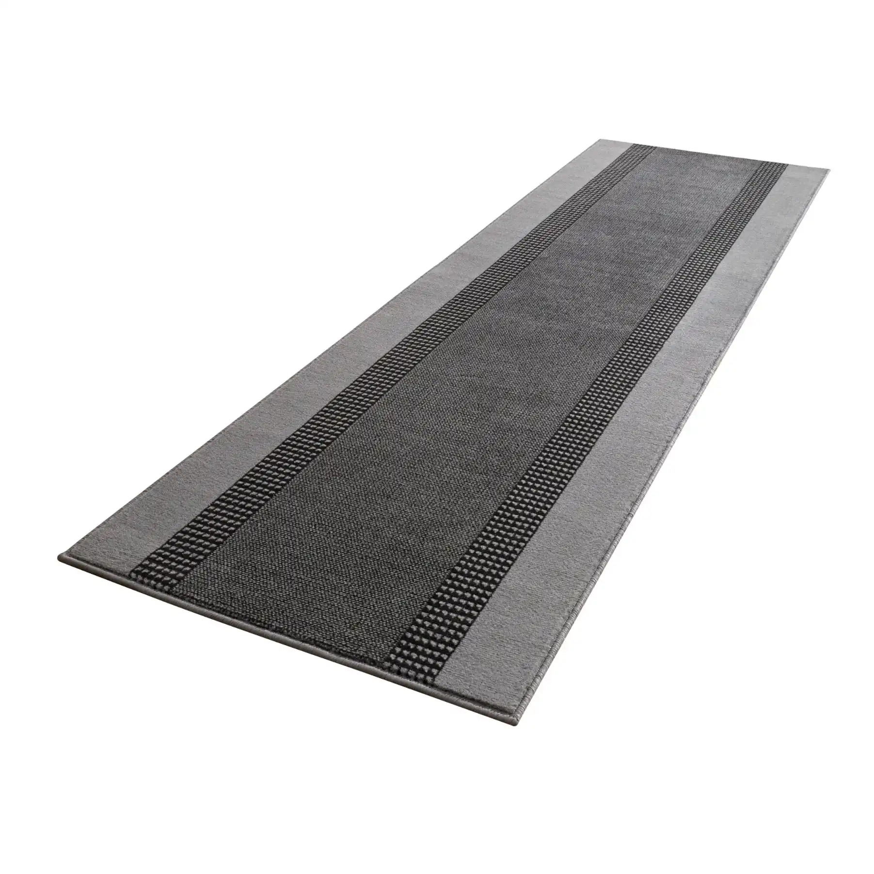 Basic 102497 Band Grey Rug - Image 5