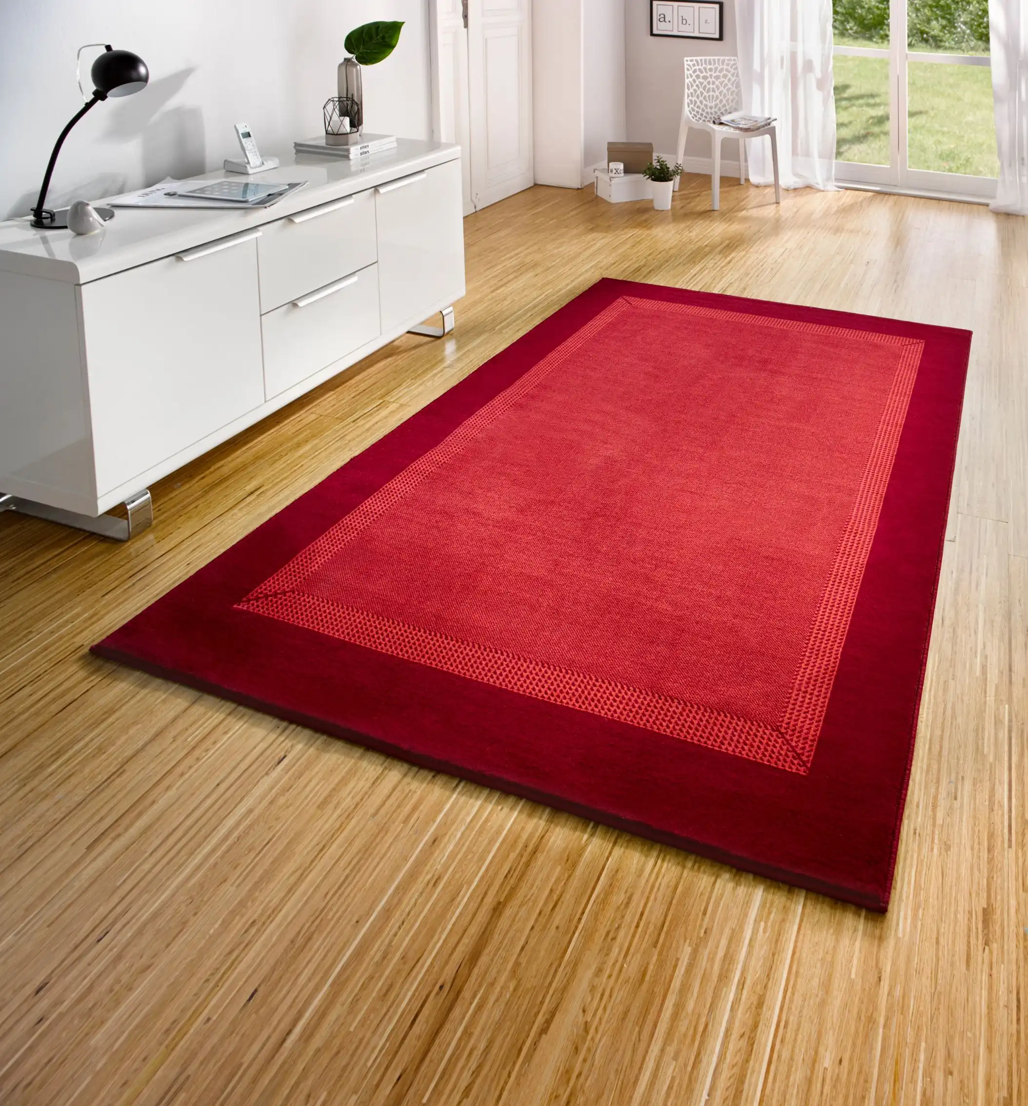 Basic 102499 Basic Red Rug