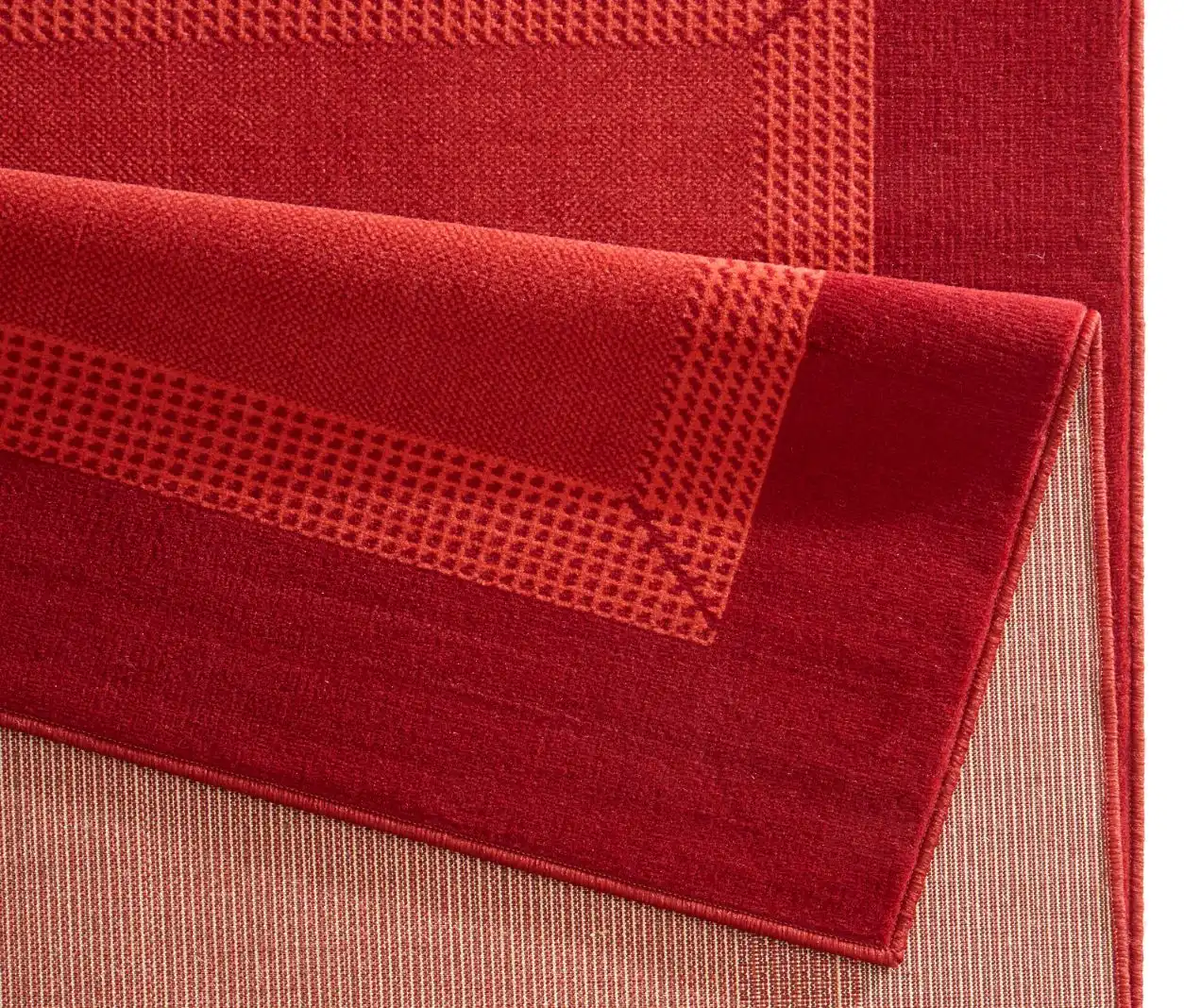 Basic 102499 Basic Red Rug - Image 3