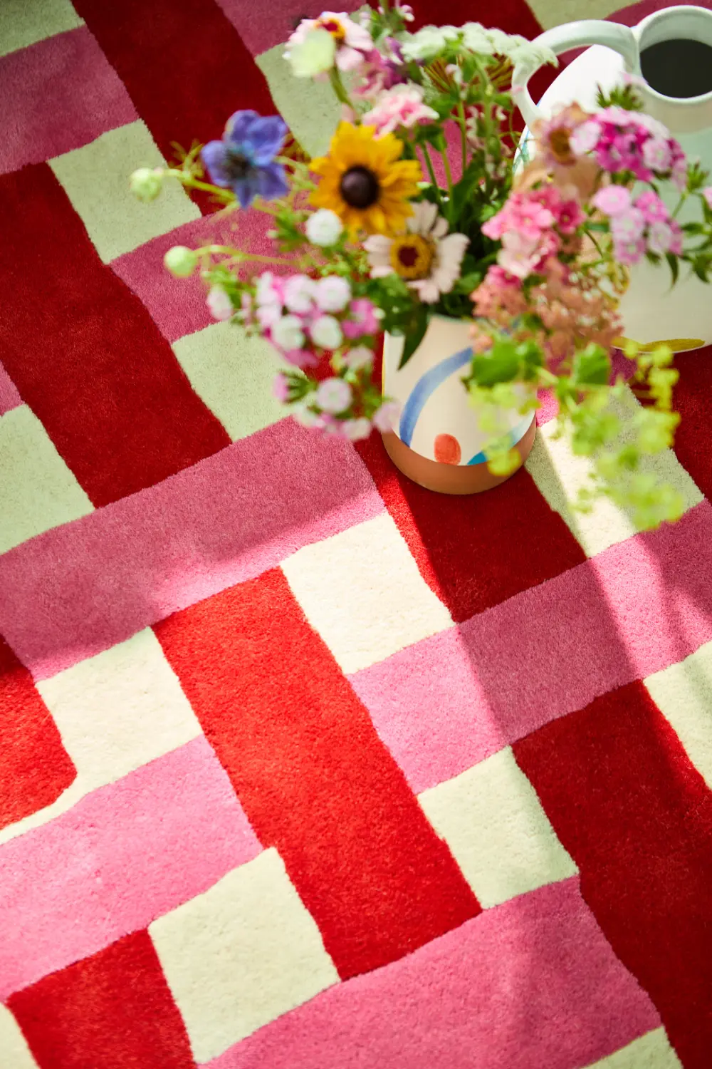 Basket Weave  Coral/Rose 144102 - Image 4
