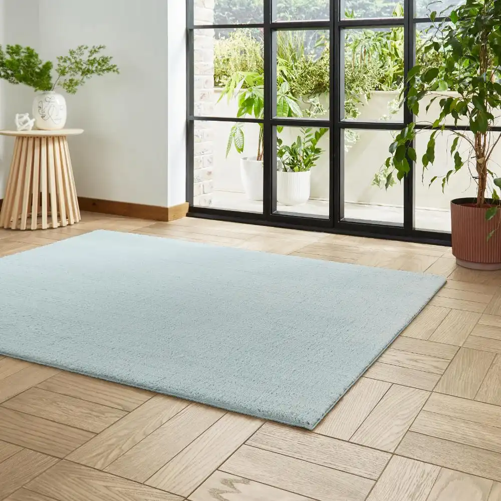 Bay Washable Light Blue Rug - Image 2