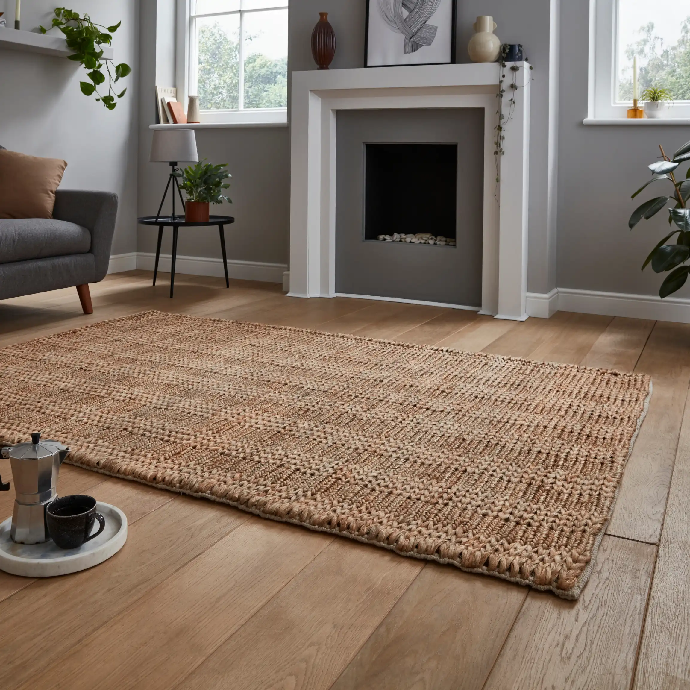Bazaar Jute 17965 Natural Rug - Image 3