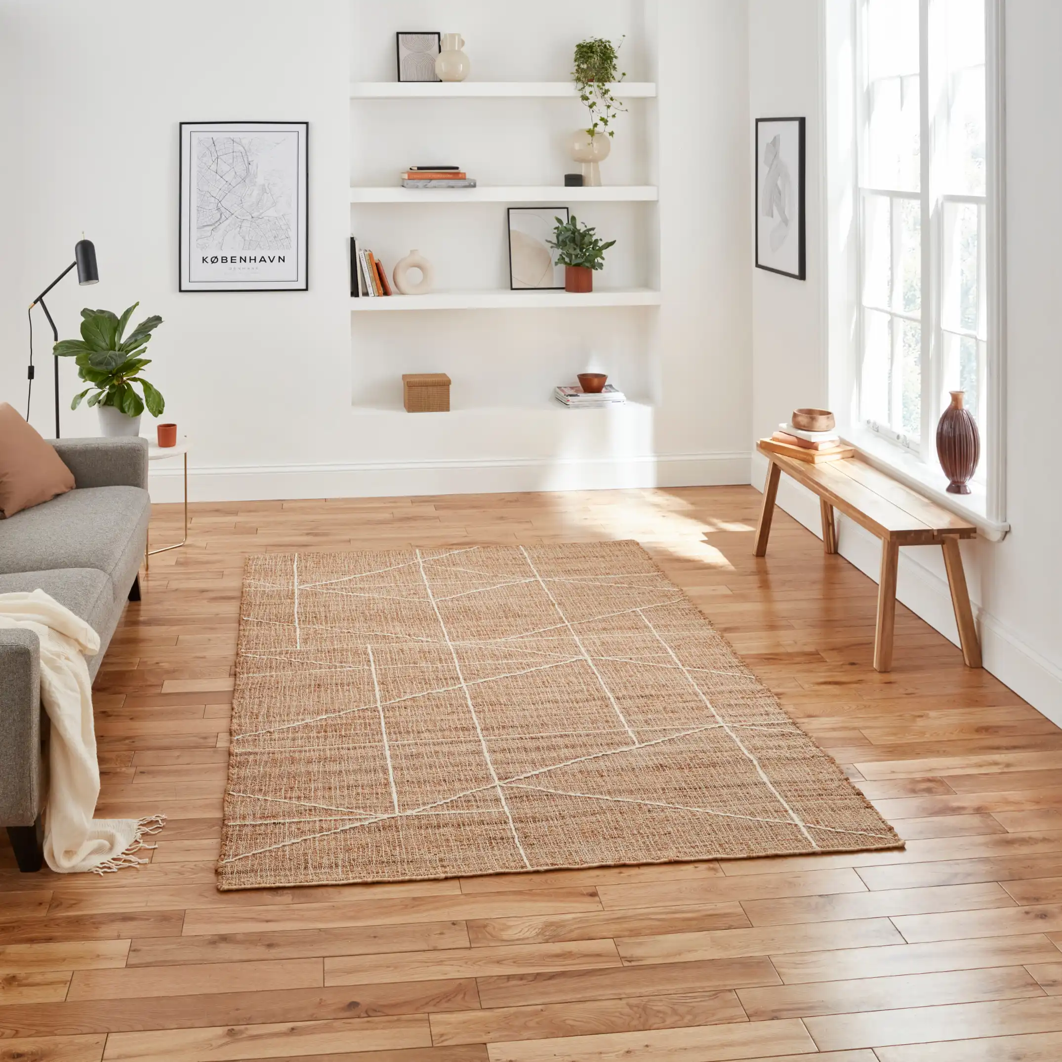 Bazaar Jute 24875 Natural Rug