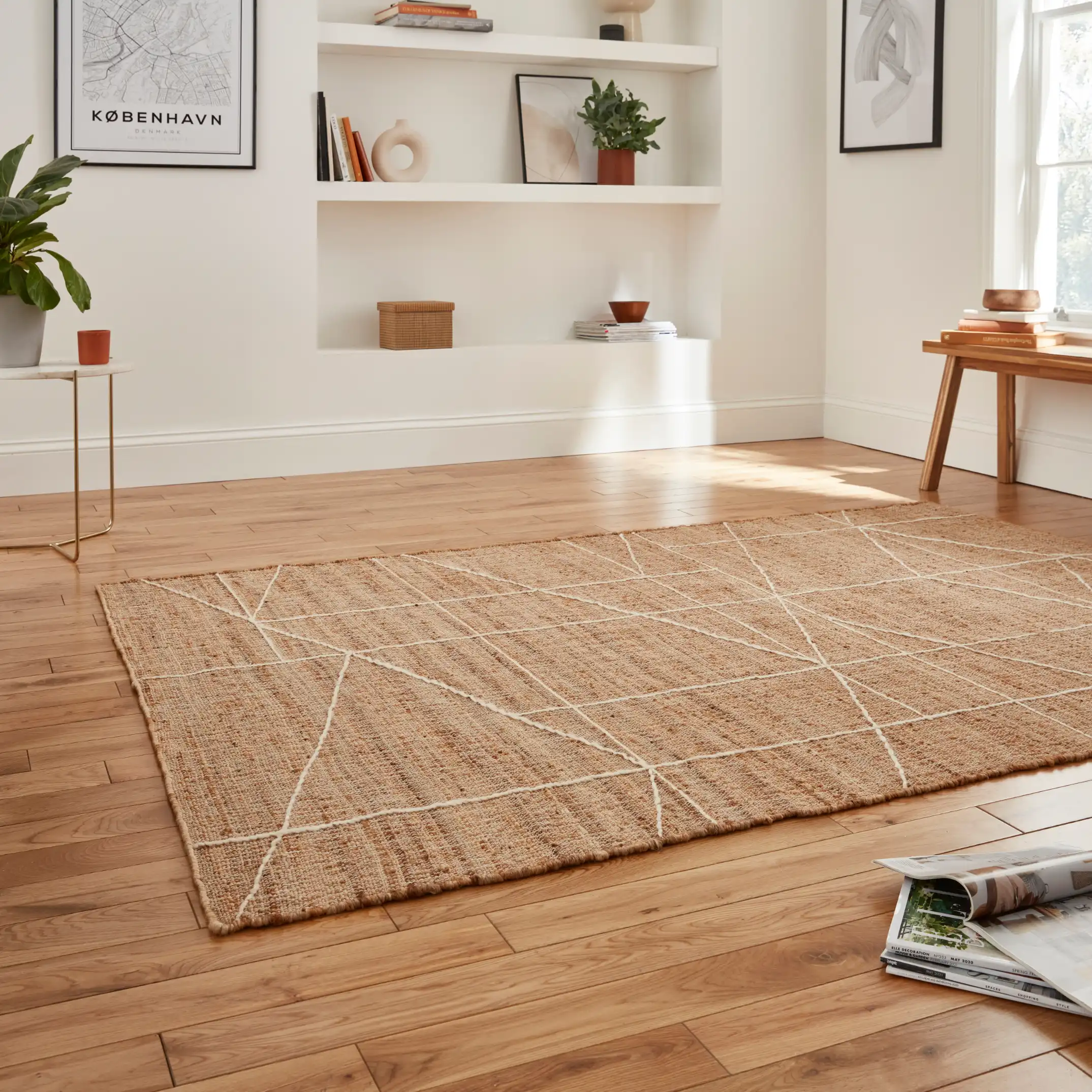 Bazaar Jute 24875 Natural Rug - Image 3