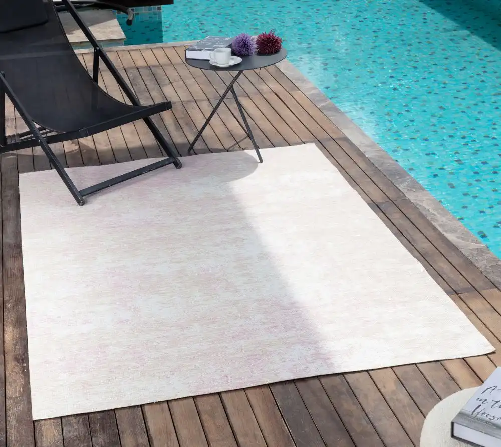 Shino In- & Outdoor Coastal Light Beige Rug - Image 9