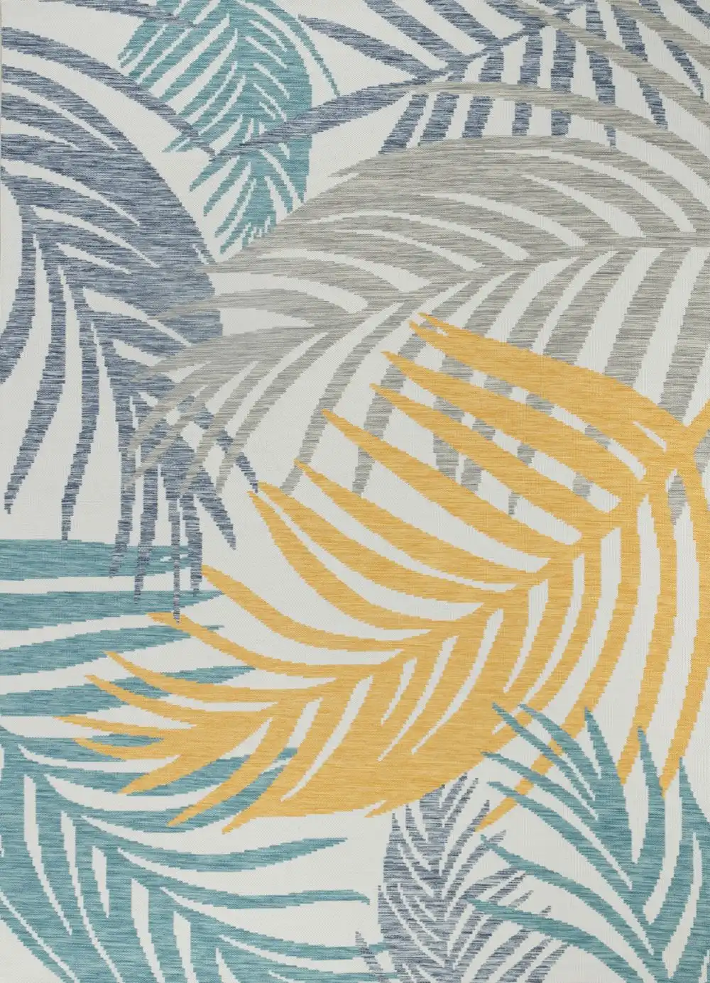Mouna In- & Outdoor Coastal Light Grey Rug - Image 4