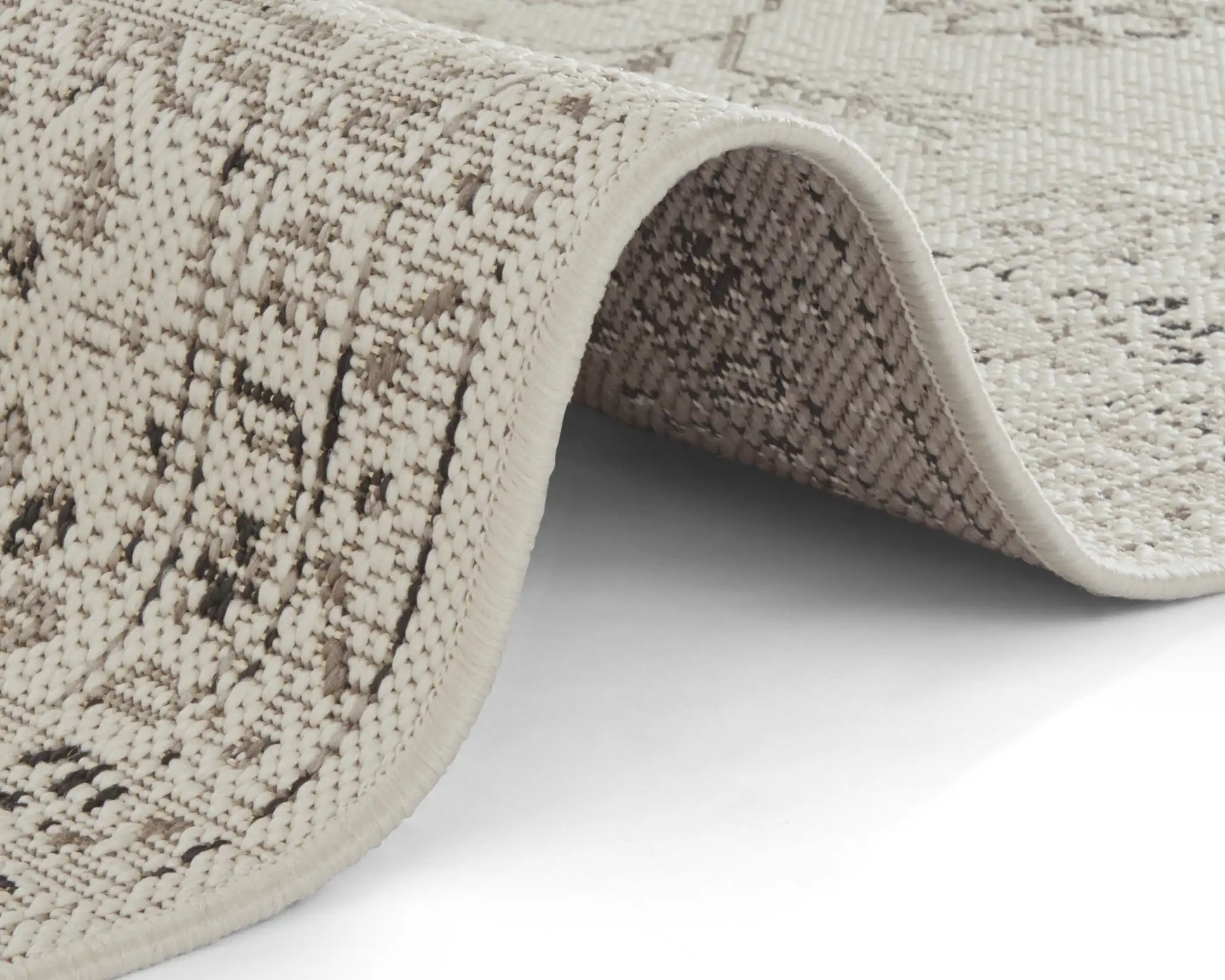 Beach 103840 Navarino Cream Taupe Rug - Image 3