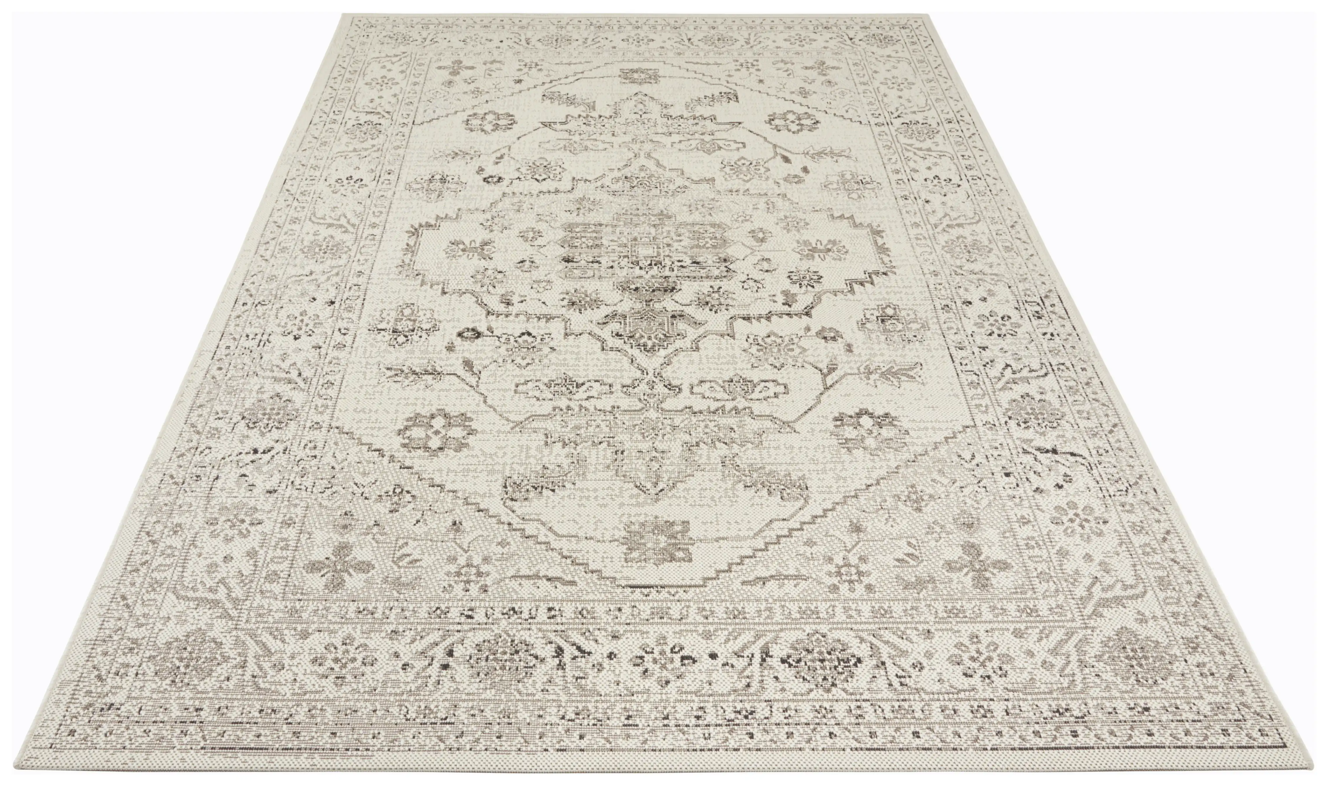 Beach 103840 Navarino Cream Taupe Rug - Image 4