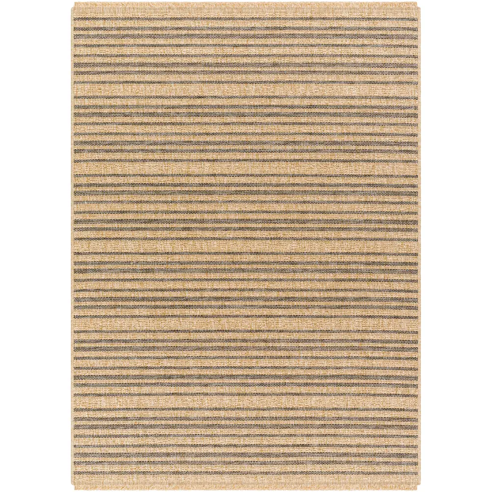 Betsy In- & Outdoor Cottage Jute-Look Brown Striped Rug - Image 6