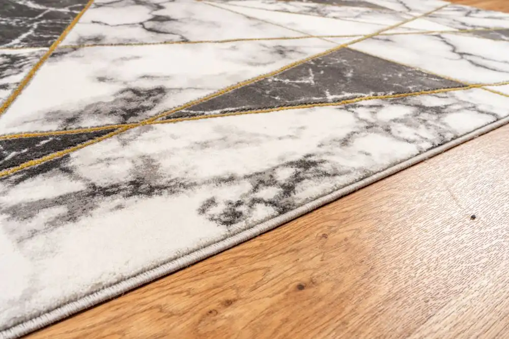 Bianco 0185MA Black Cream Rug - Image 3