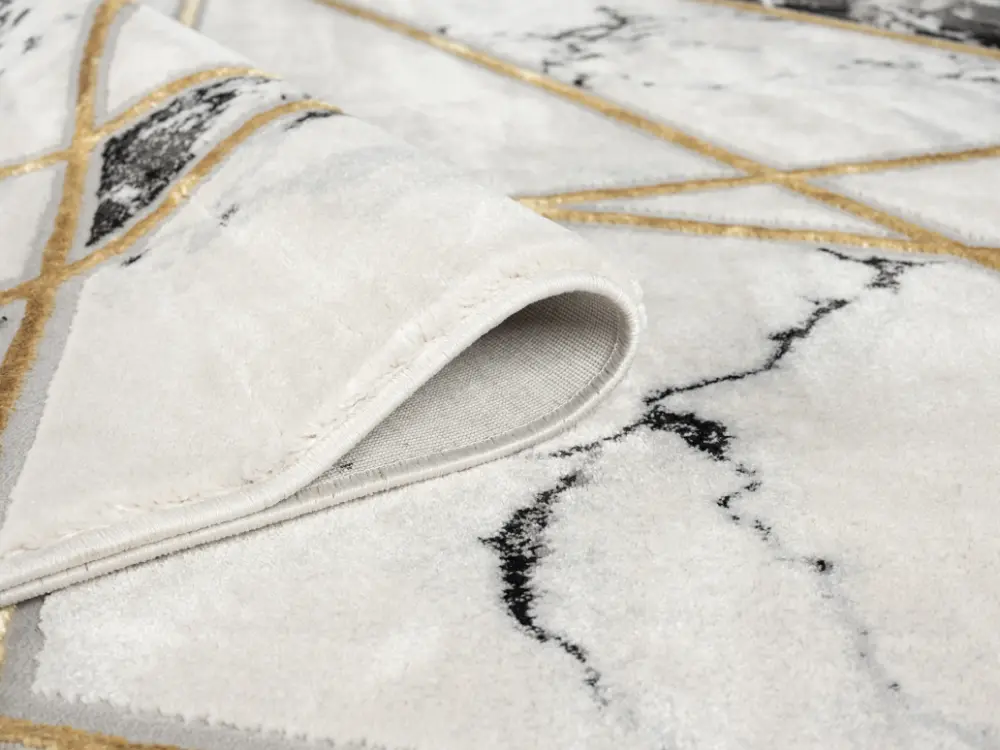 Bianco 0185MA Black Cream Rug - Image 6