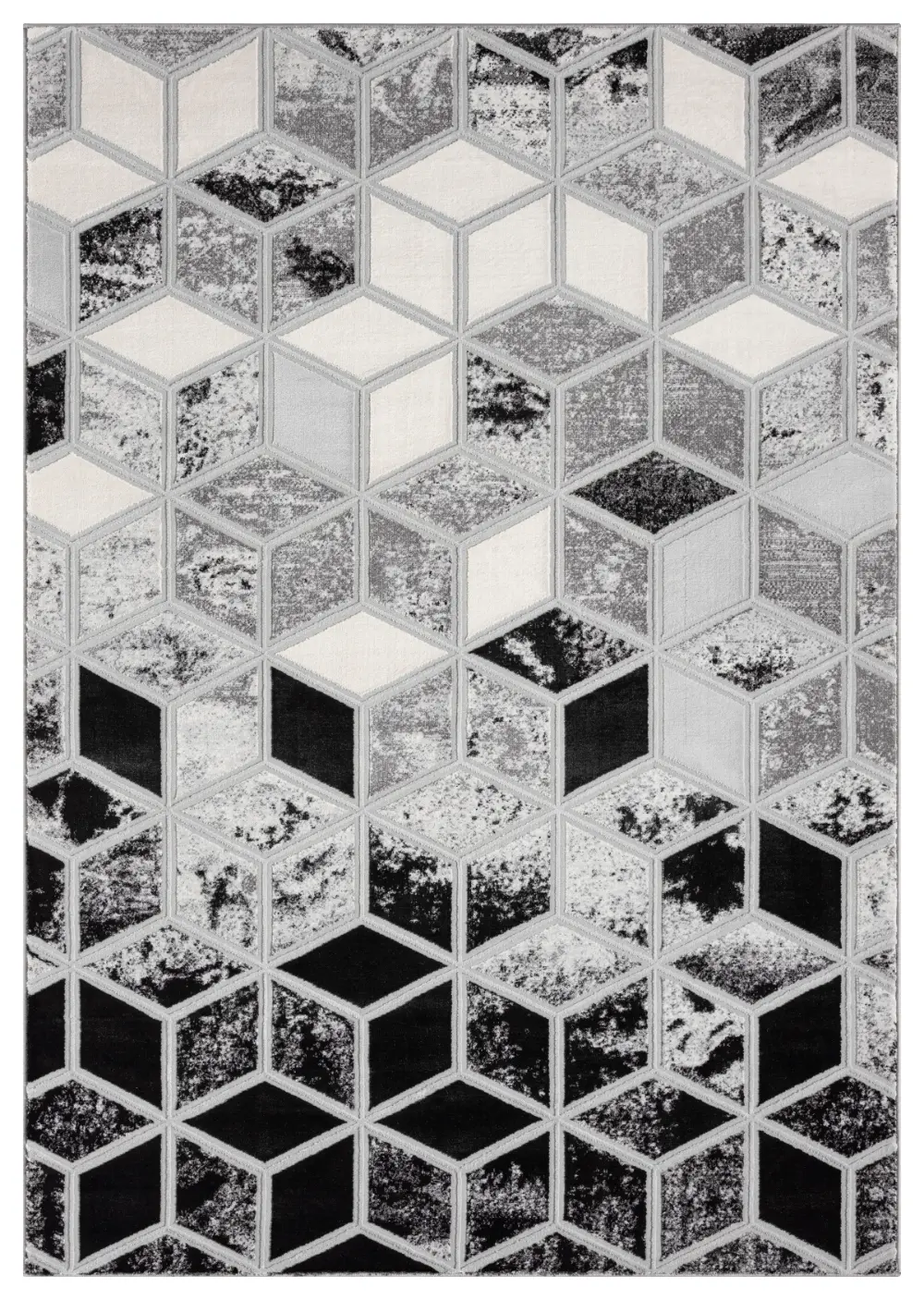 Bianco 0207IA D.Grey Silver Rug - Image 6