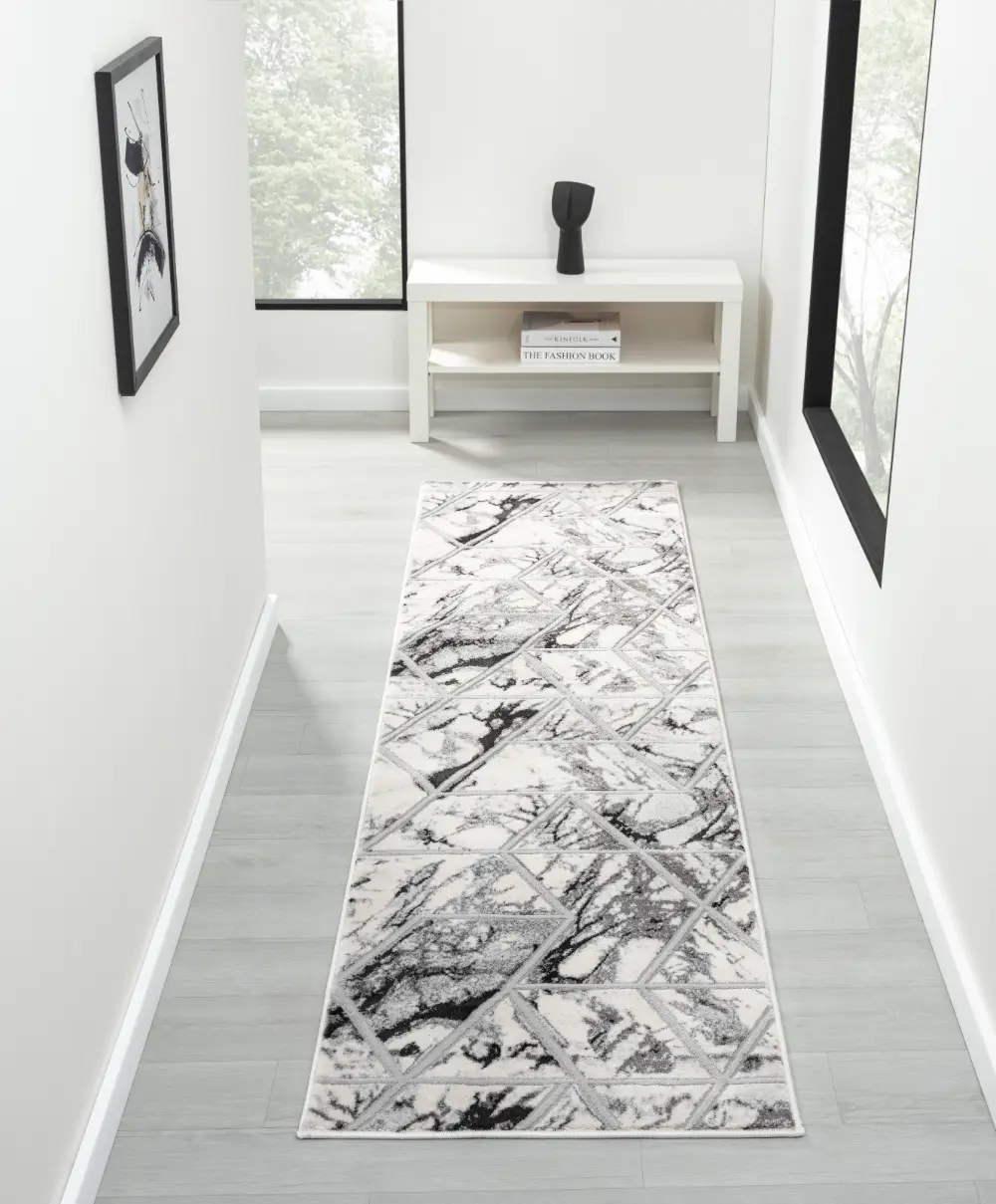 Bianco 0224RA Cream Silver Rug - Image 2