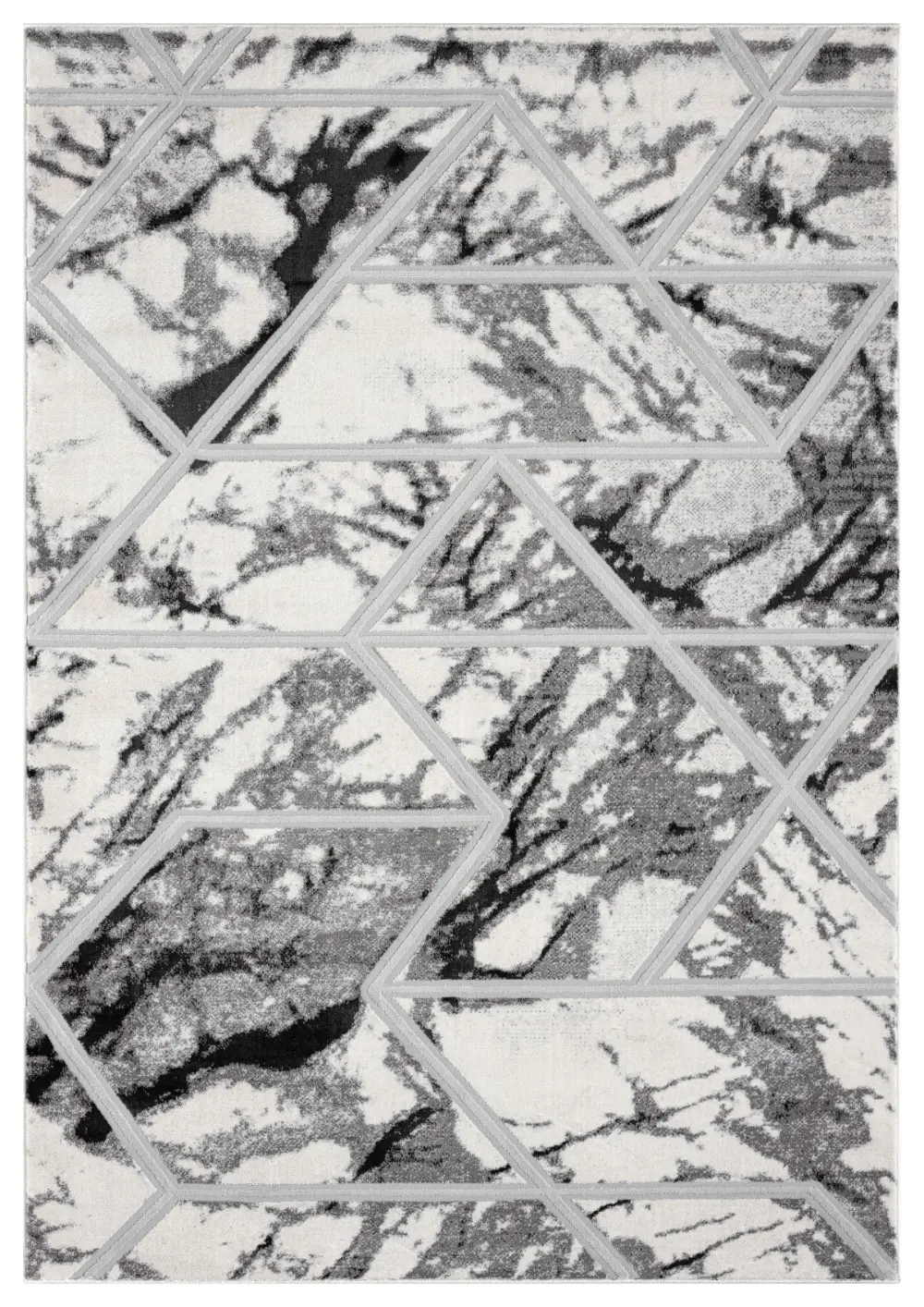 Bianco 0224RA Cream Silver Rug - Image 3