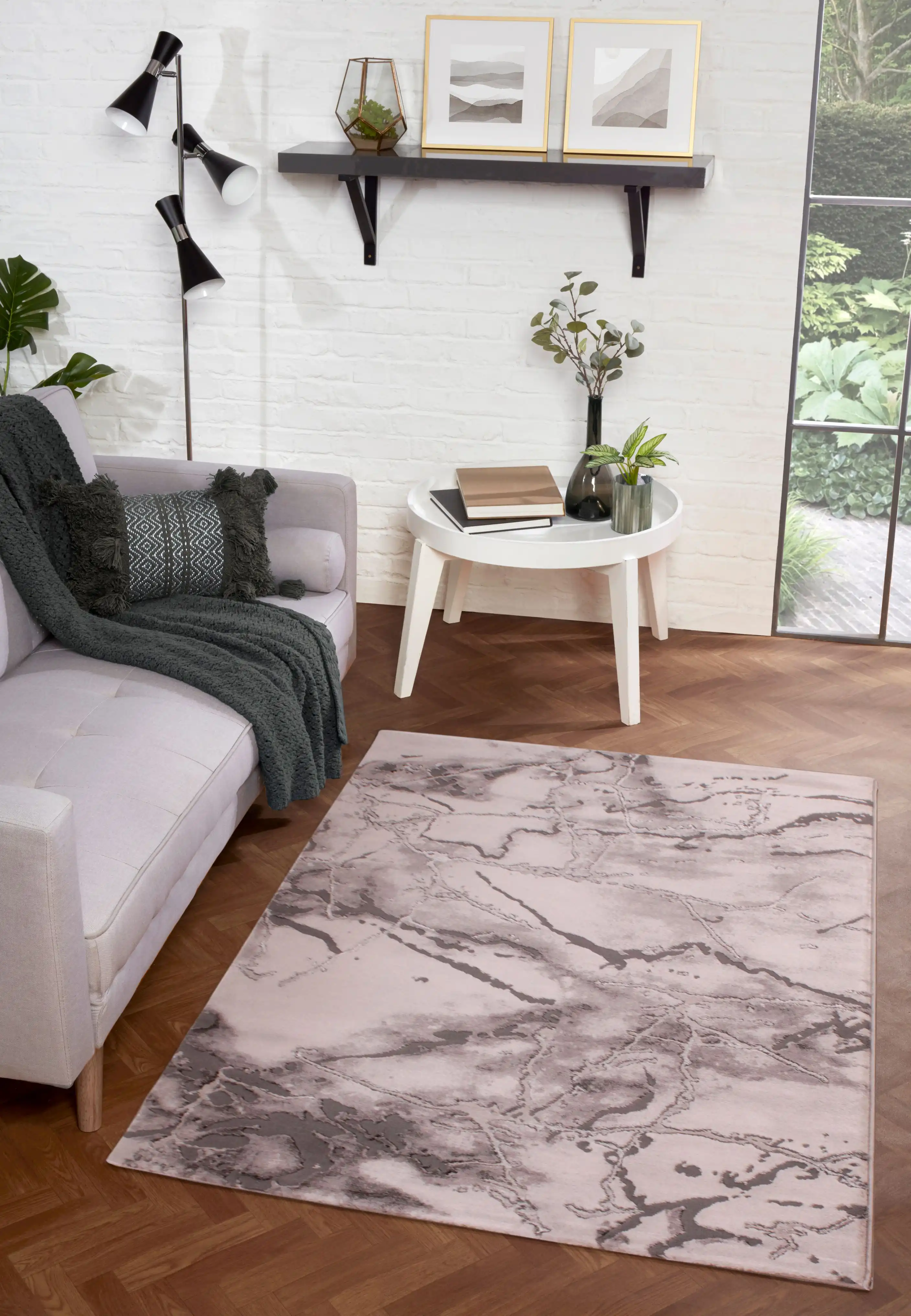 Bianco 185KA Dark Grey Rug