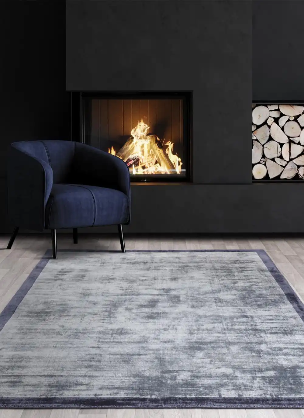 Blade Border Airforce Navy 06 Rug