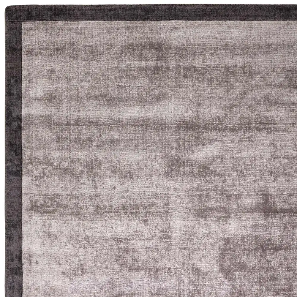 Blade Border Charcoal Moleskin 09 Rug - Image 5