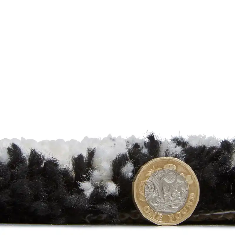 Boho 5402 Black White Rug - Image 4