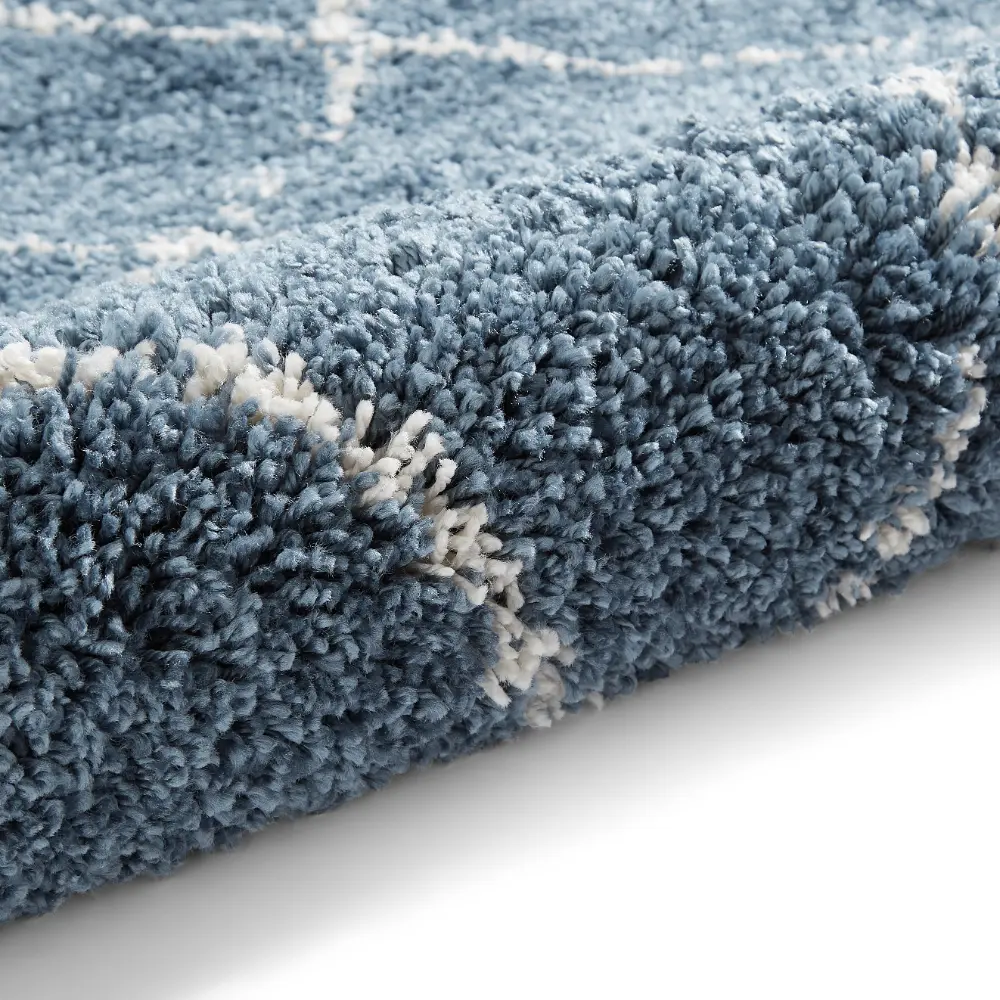 Boho 5413 Blue Berber Rug - Image 4