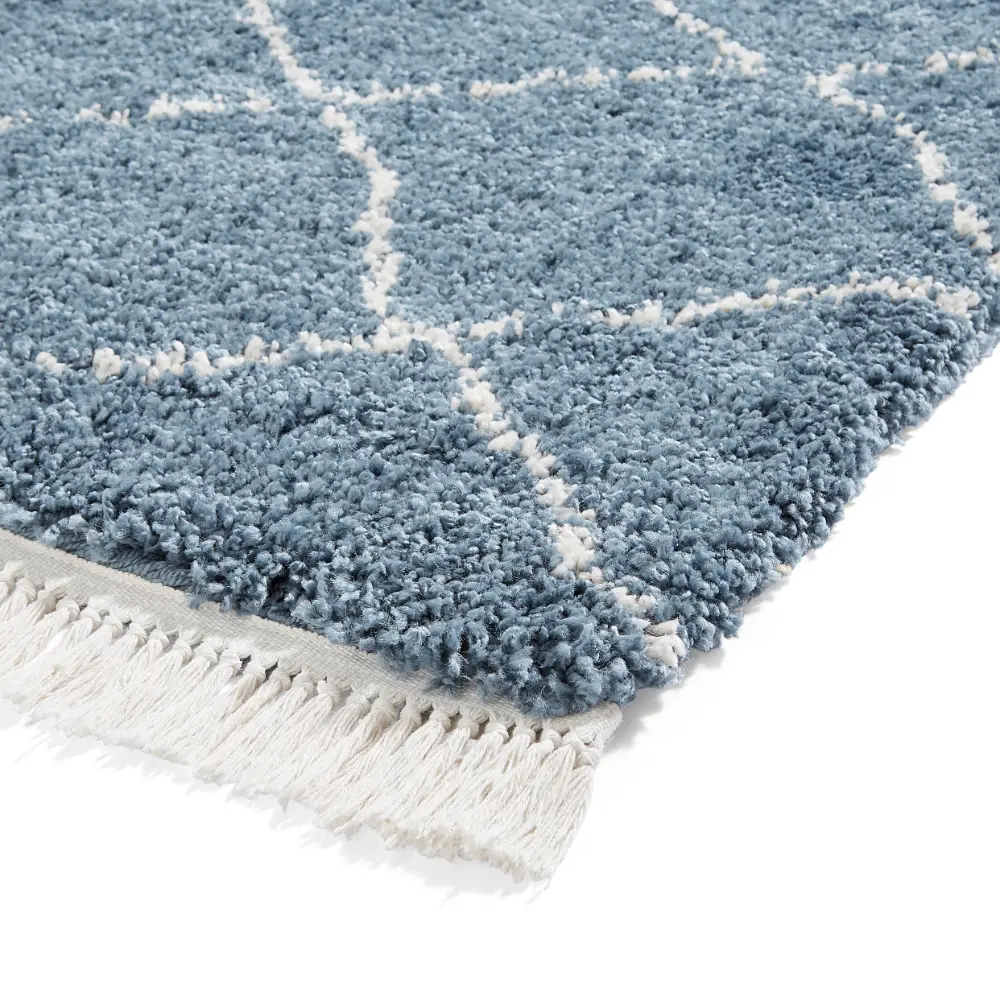 Boho 5413 Blue Berber Rug - Image 5