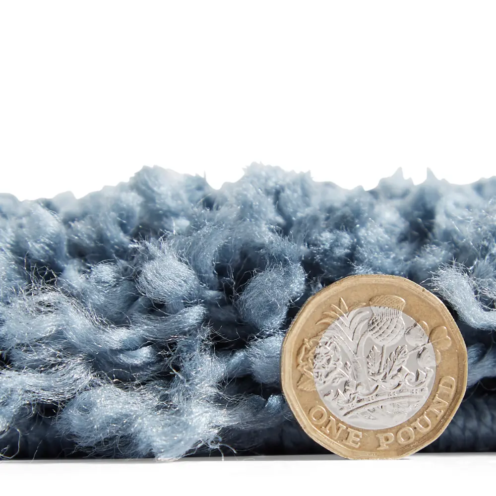 Boho 5413 Blue Berber Rug - Image 6
