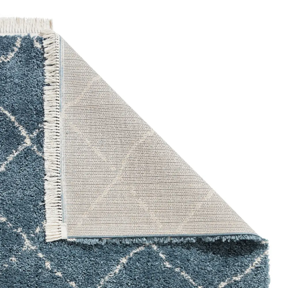 Boho 5413 Blue Berber Rug - Image 8