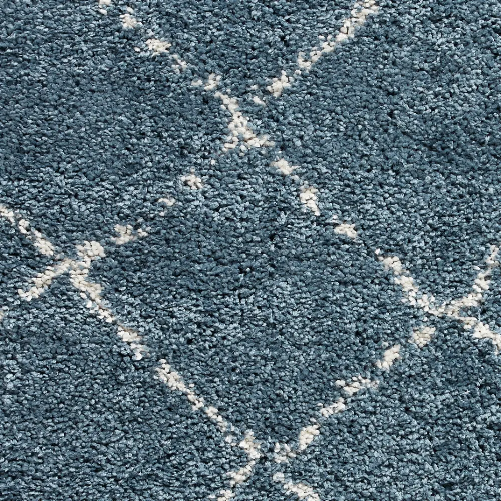Boho 5413 Blue Berber Rug - Image 9