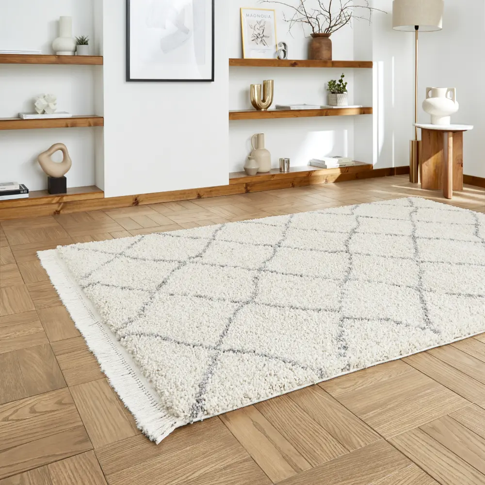 Boho 5413 Cream Berber Rug - Image 2
