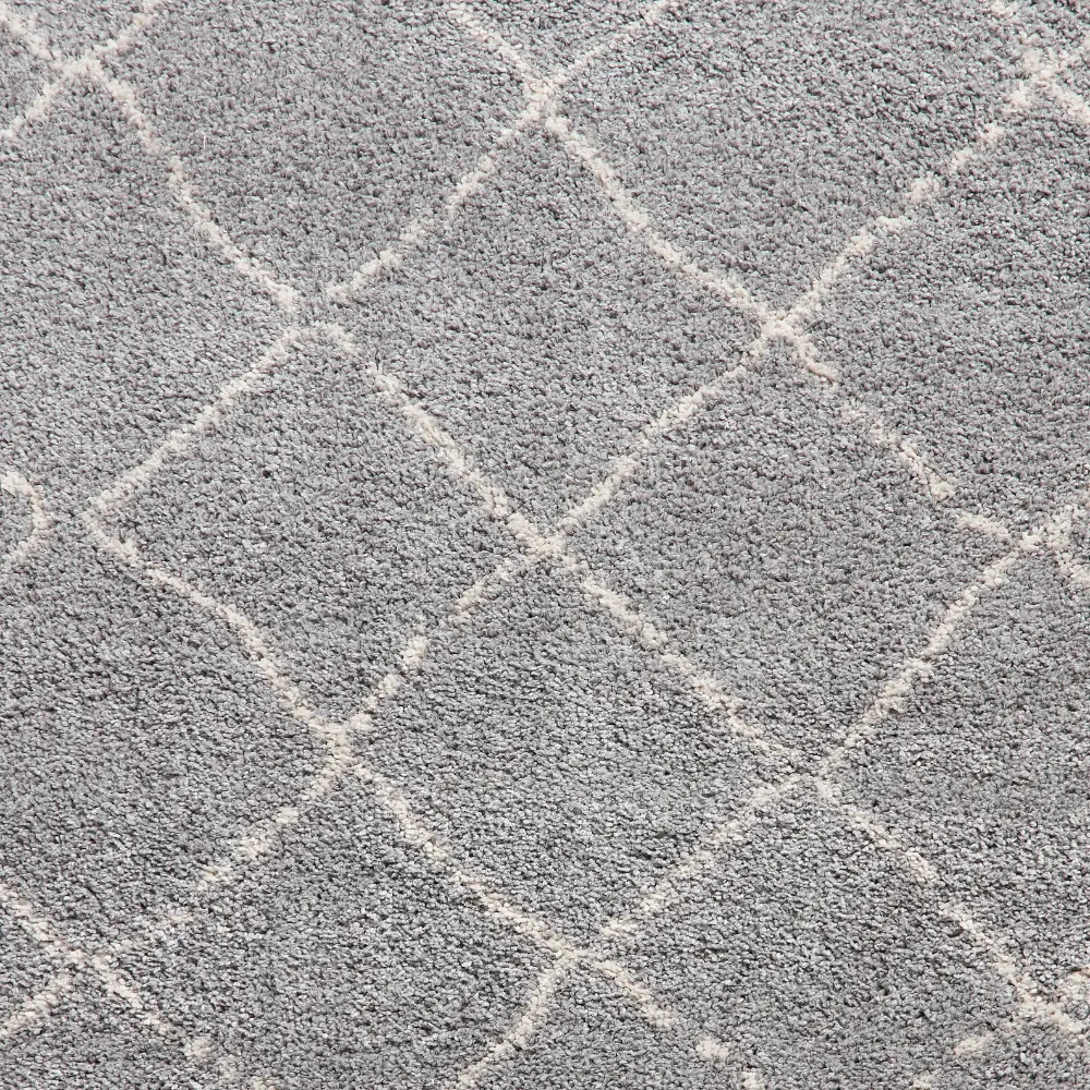 Boho 5413 Grey Berber Rug - Image 9