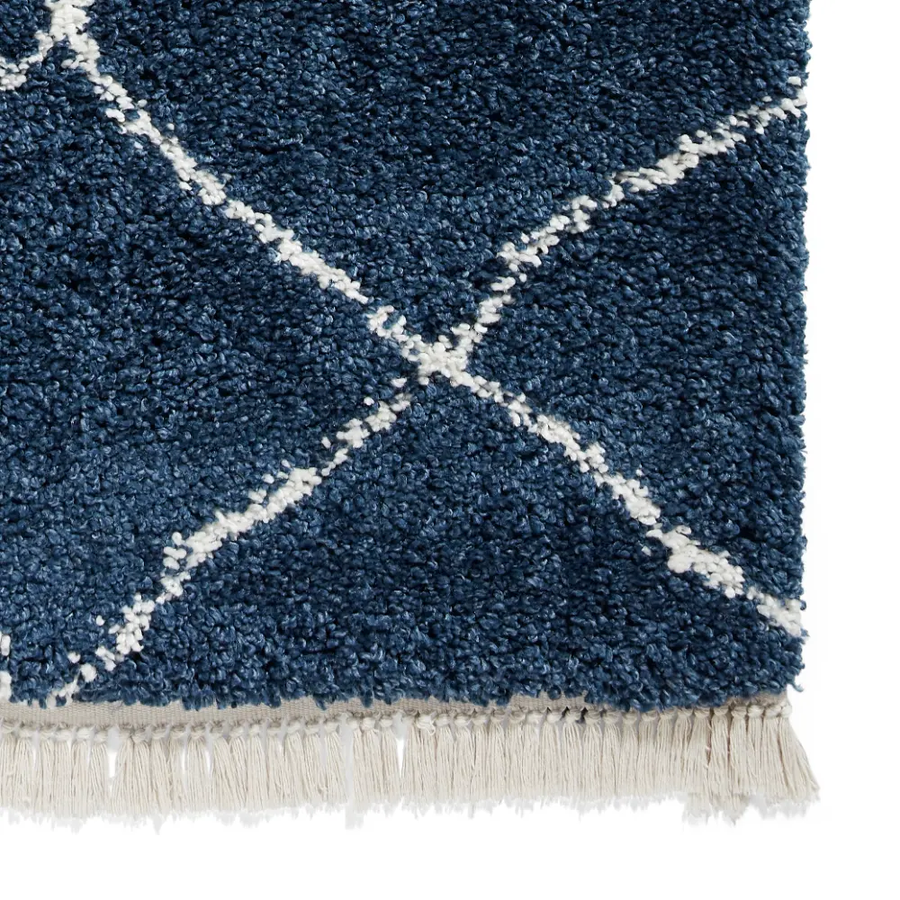 Boho 5413 Navy Berber Rug - Image 7