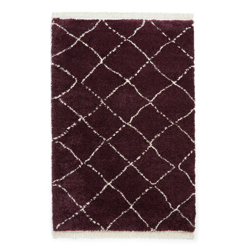 Boho 5413 Purple Berber Rug - Image 3