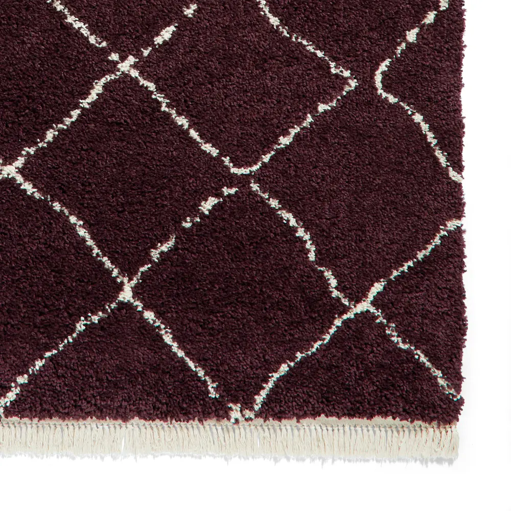 Boho 5413 Purple Berber Rug - Image 5