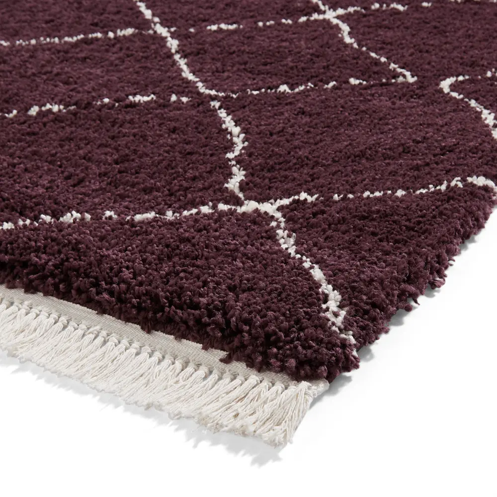 Boho 5413 Purple Berber Rug - Image 7