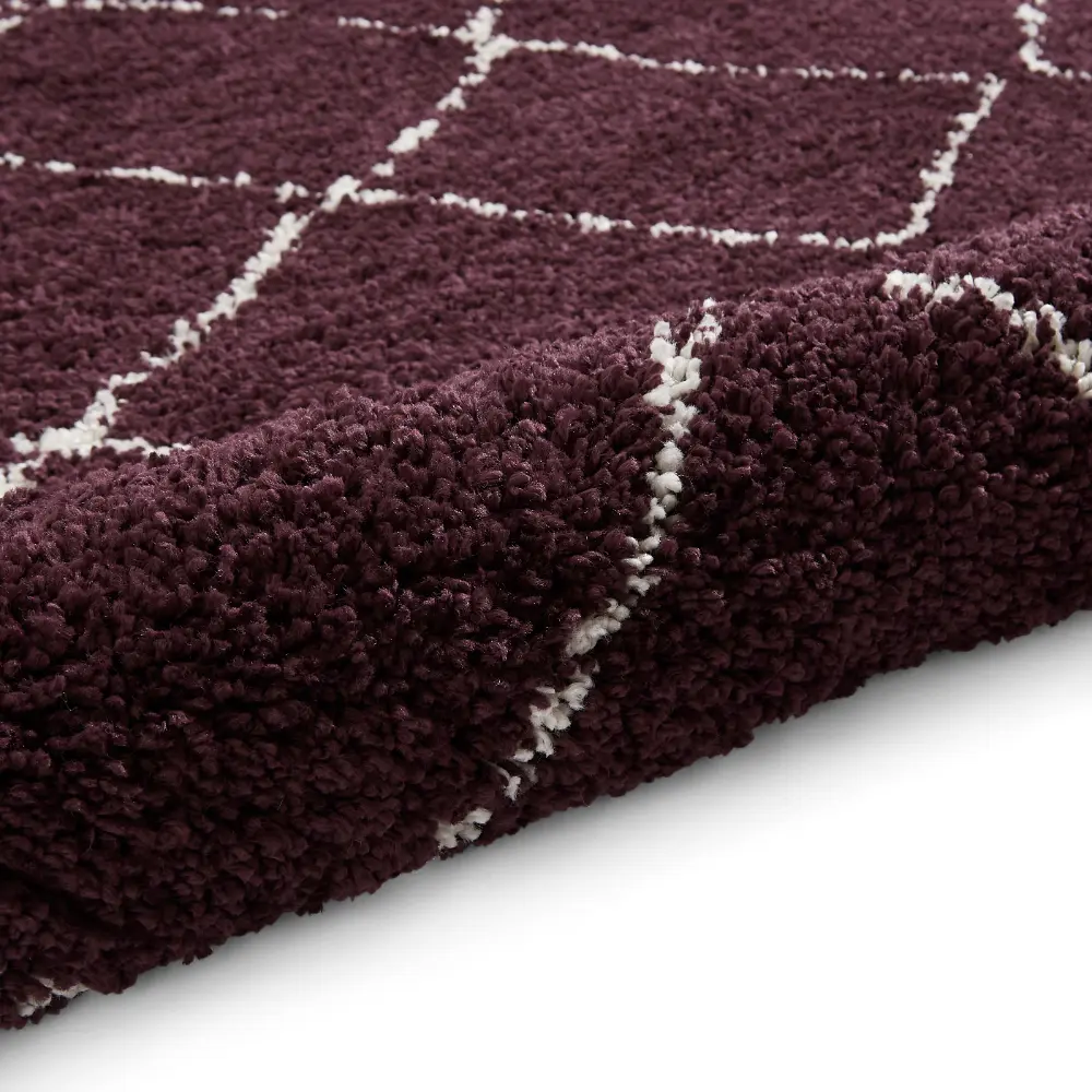 Boho 5413 Purple Berber Rug - Image 9