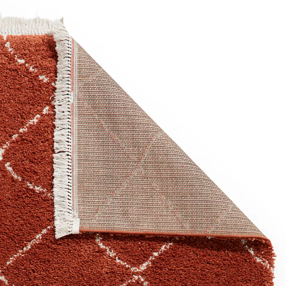 Boho 5413 Rust Berber Rug - Image 6