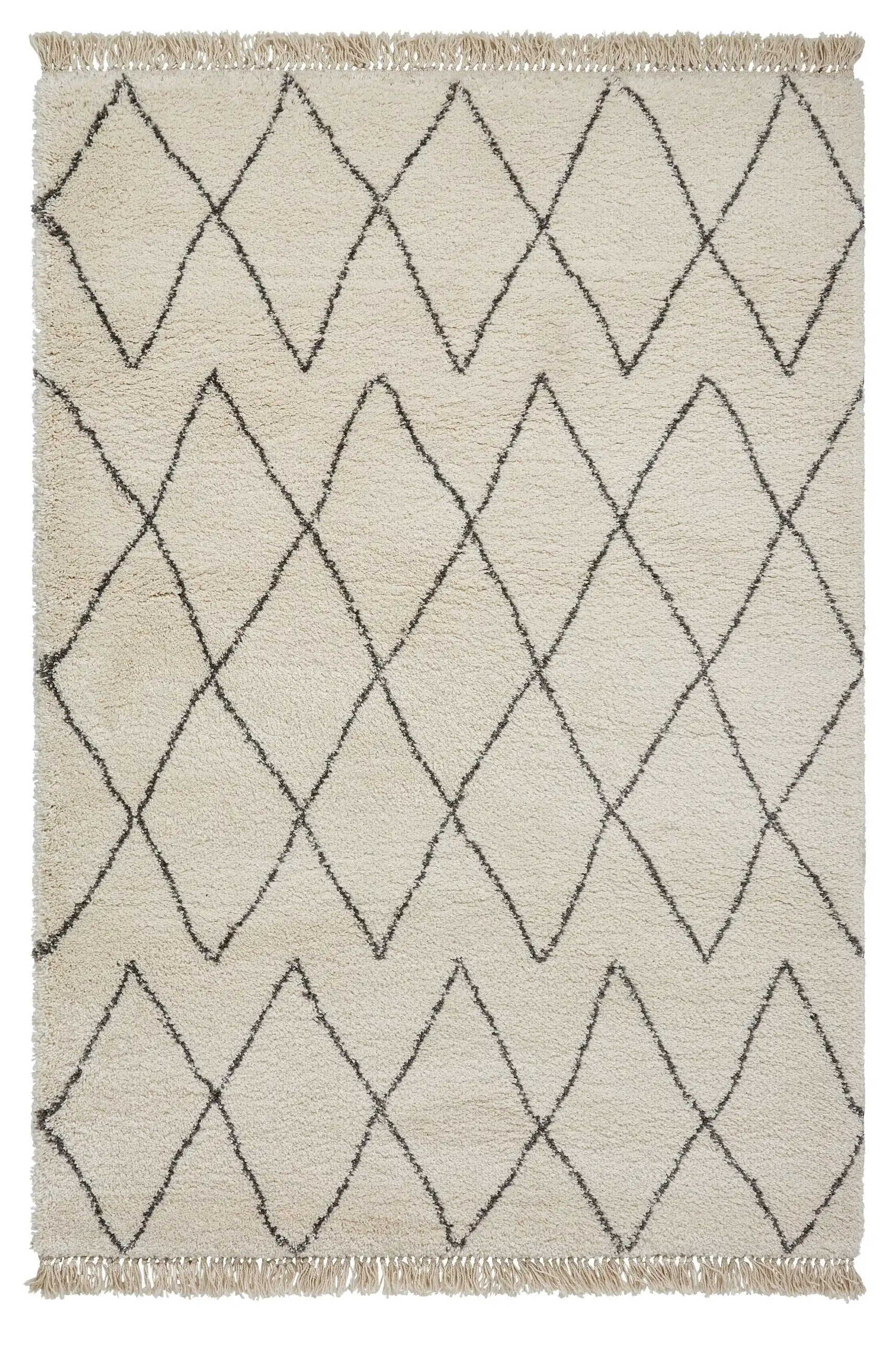 Boho 8280 Cream Grey Rug - Image 5