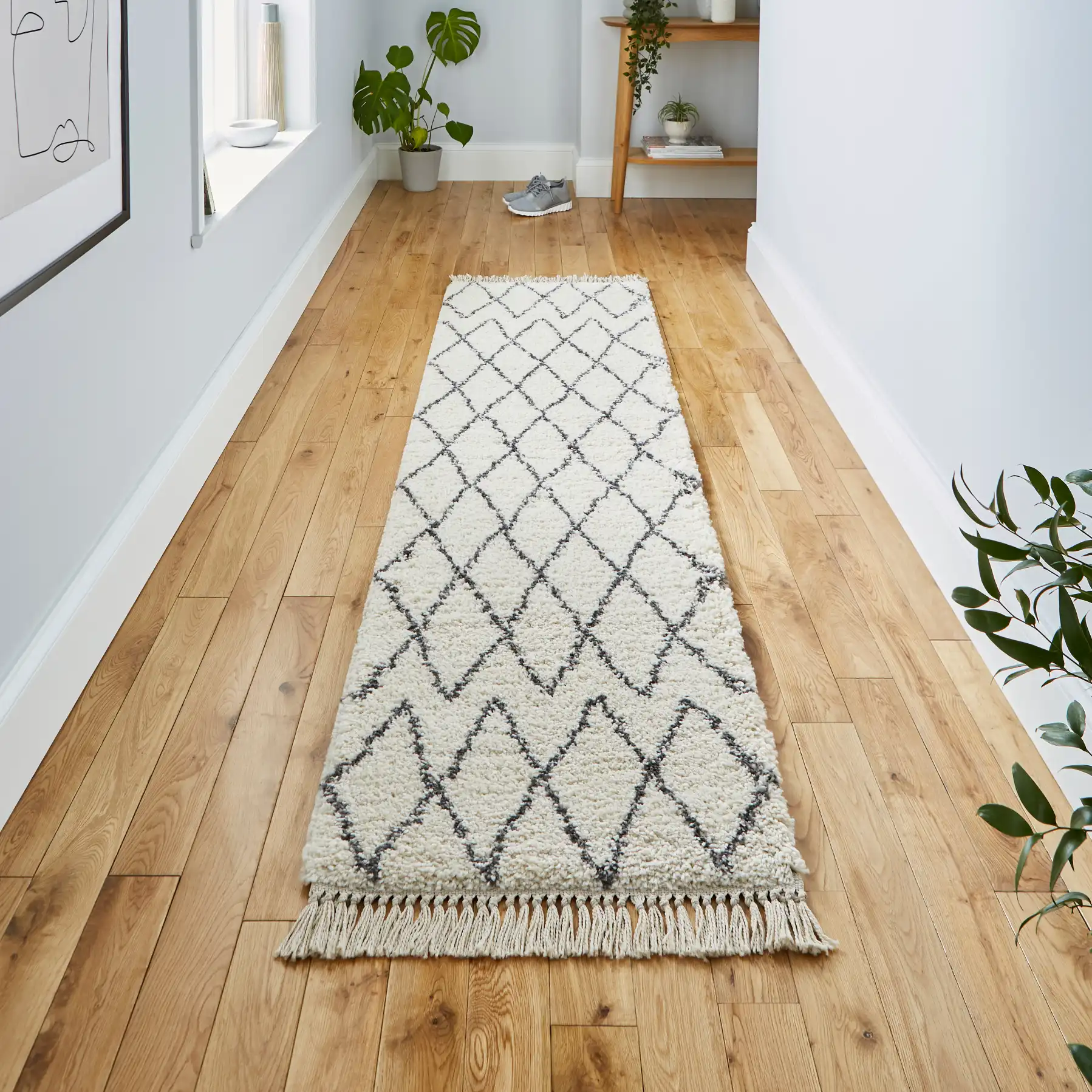 Boho 8280 Cream Grey Rug - Image 6