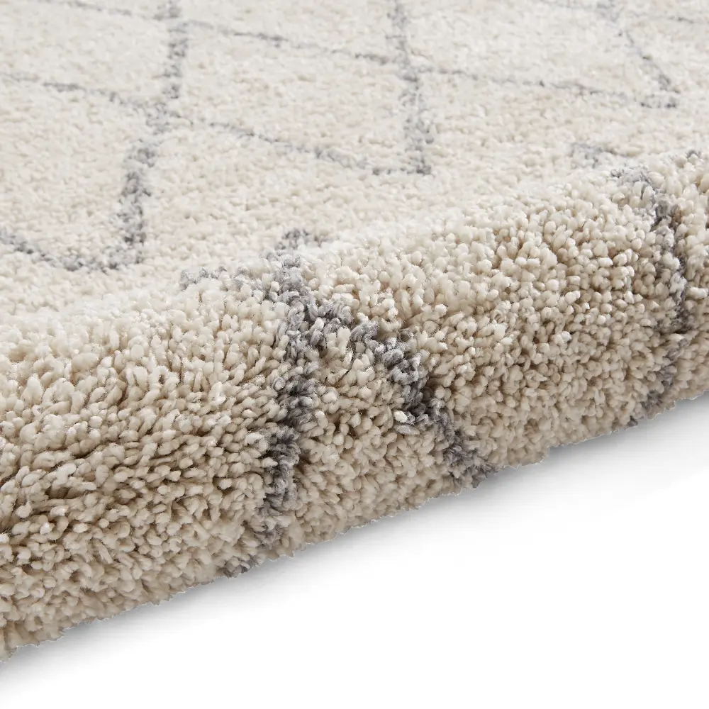 Boho 8280 Cream/Grey Berber Rug - Image 4