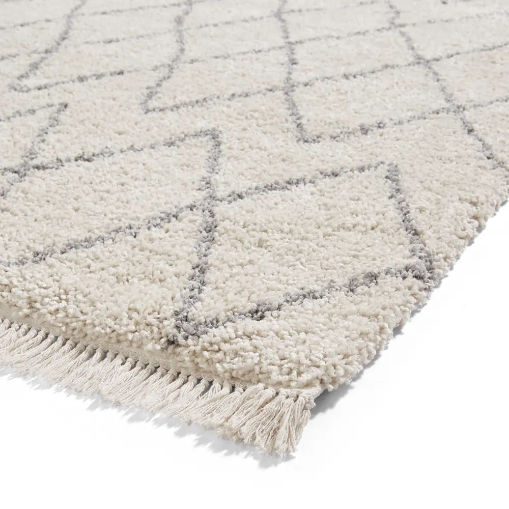 Boho 8280 Cream/Grey Berber Rug - Image 7