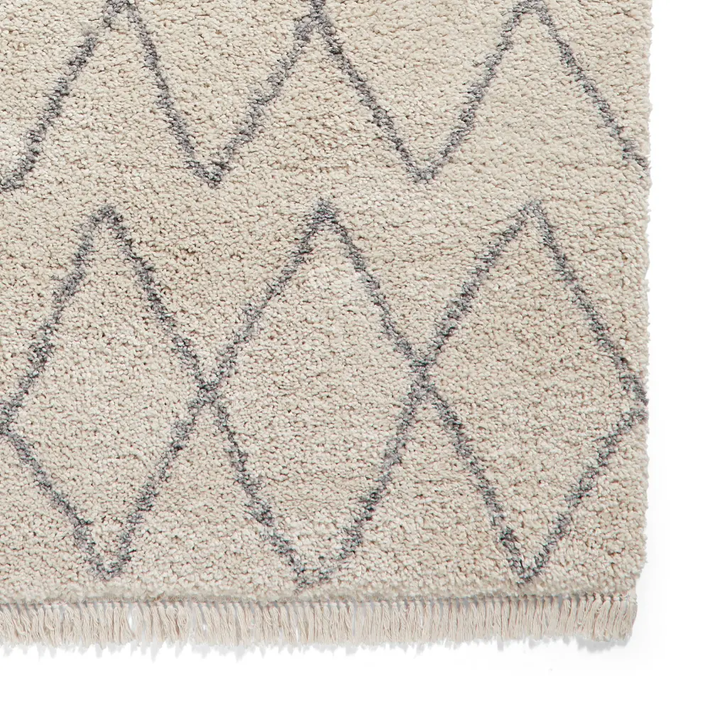 Boho 8280 Cream/Grey Berber Rug - Image 8