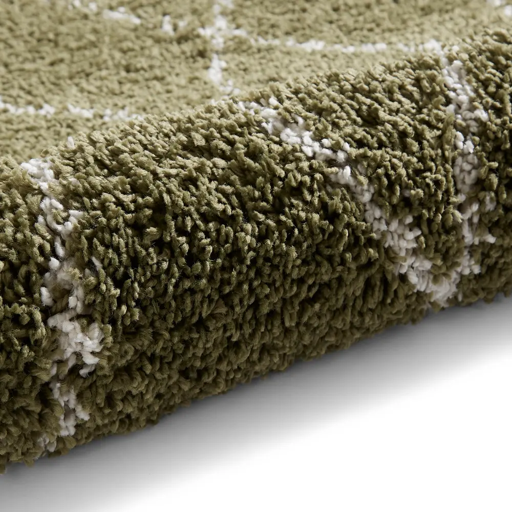 Boho 8280 Green Berber Rug - Image 5