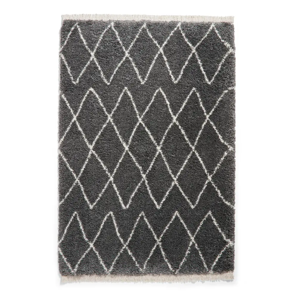 Boho 8280 Grey Berber Rug - Image 4