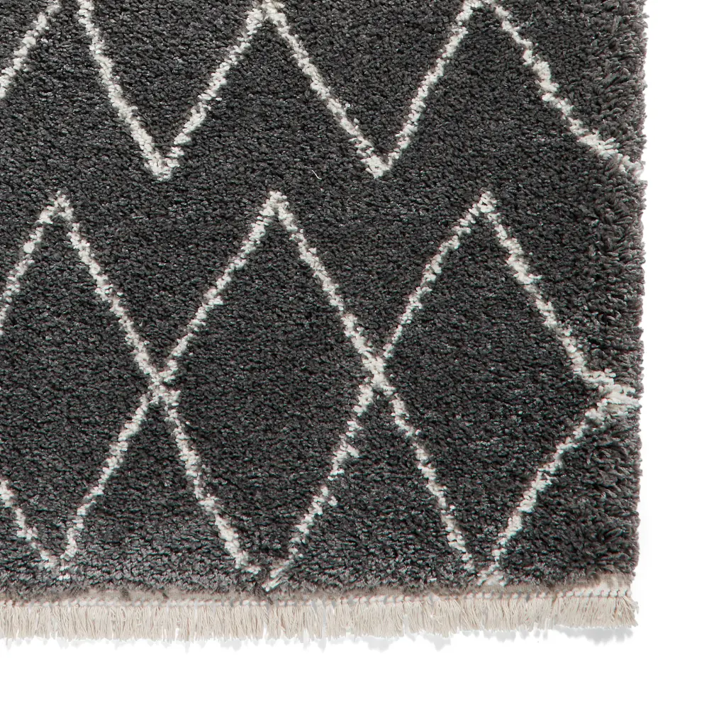 Boho 8280 Grey Berber Rug - Image 6