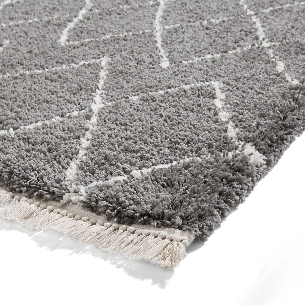 Boho 8280 Grey Berber Rug - Image 8