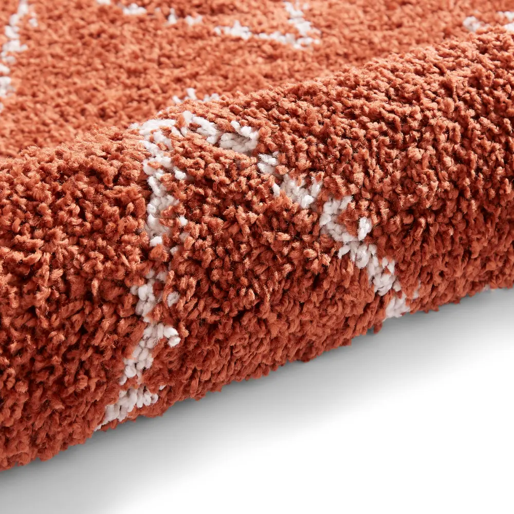Boho 8280 Rust Berber Rug - Image 8