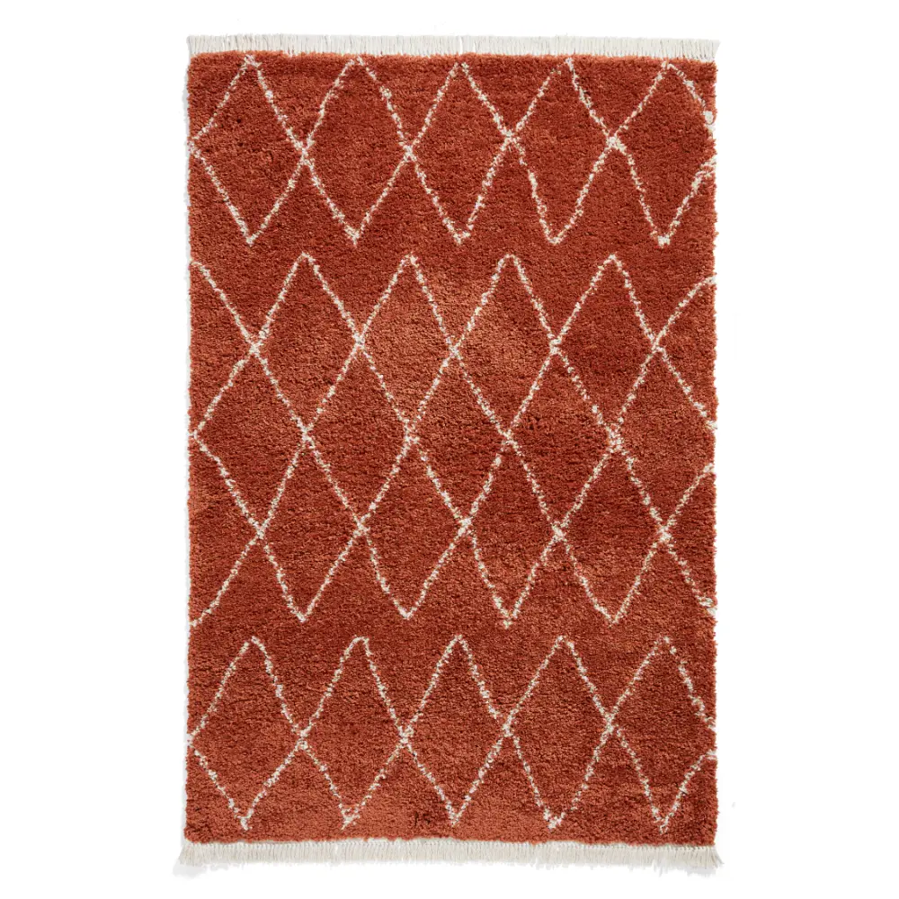 Boho 8280 Rust Berber Rug - Image 9
