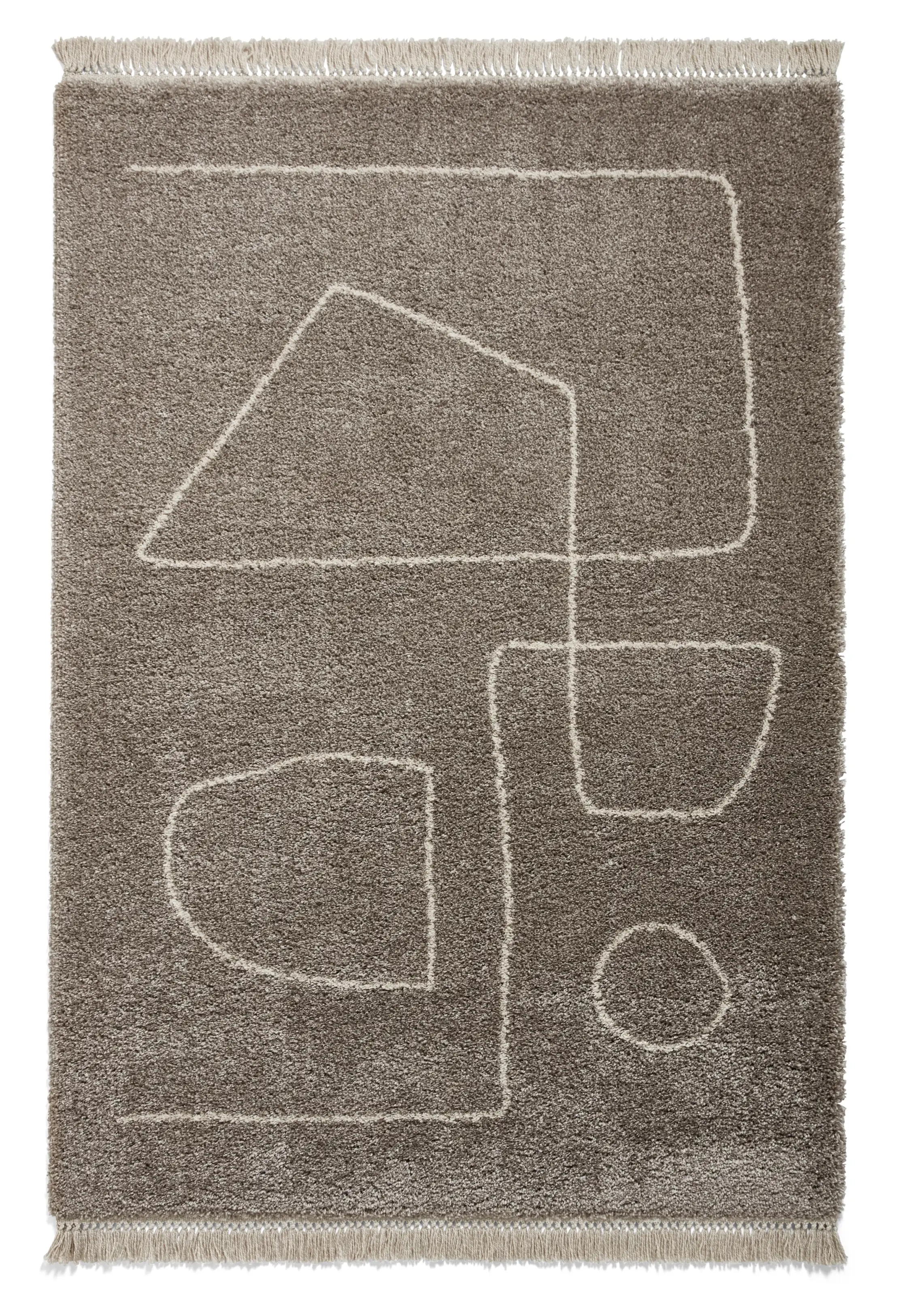 Boho A474 Grey Cream Rug - Image 2