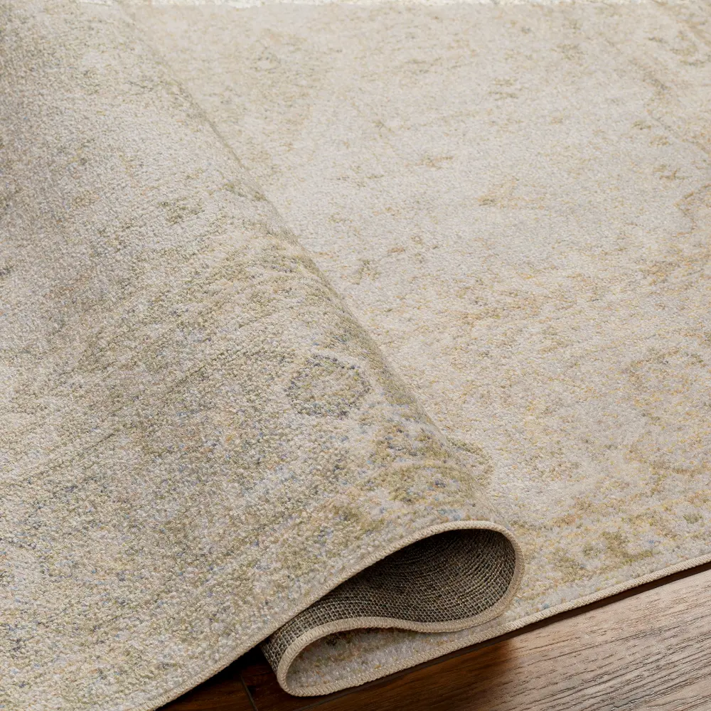 Boka Machine Washable Traditionnal Boho Camel Rug - Image 2