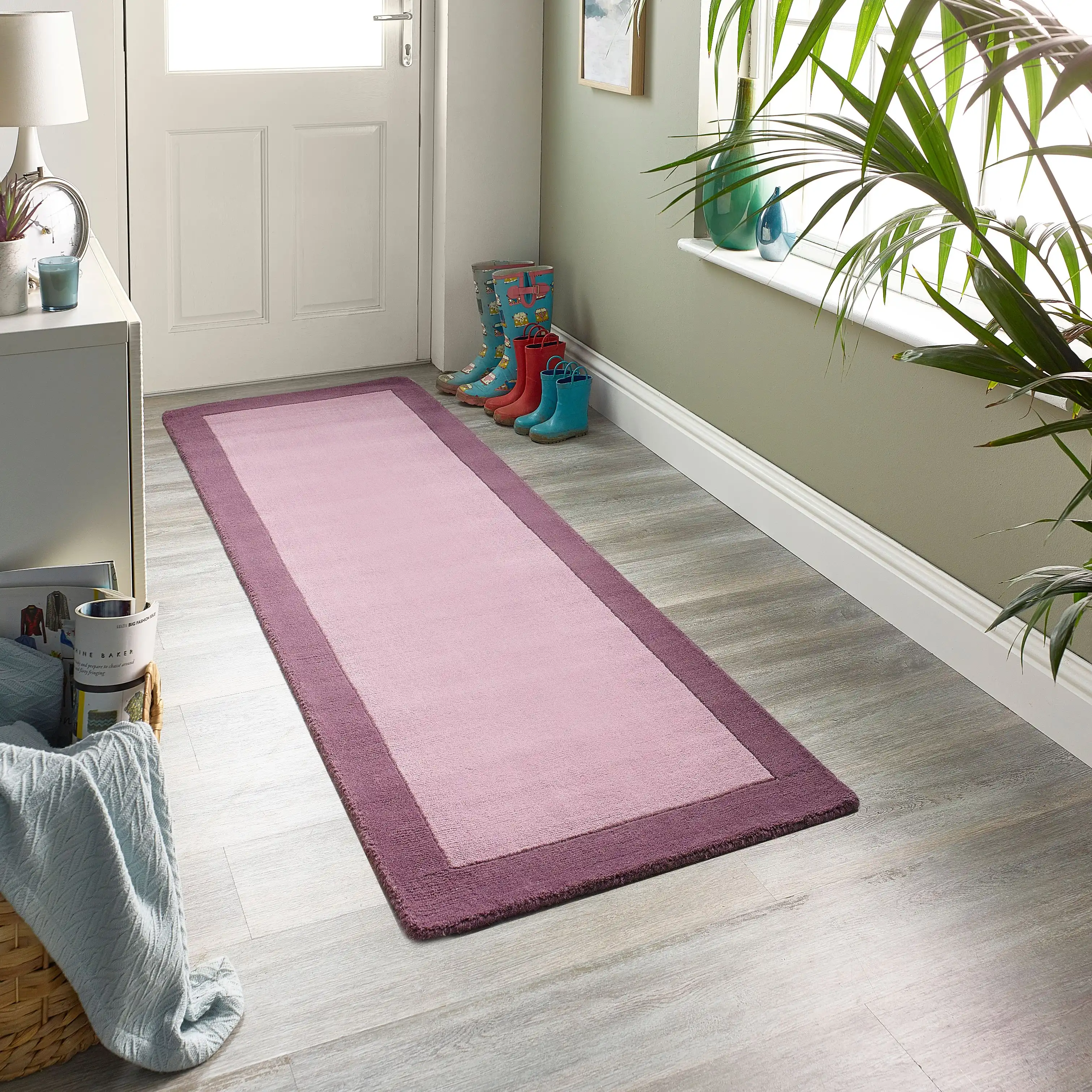 Borders Mauve Rug - Image 5