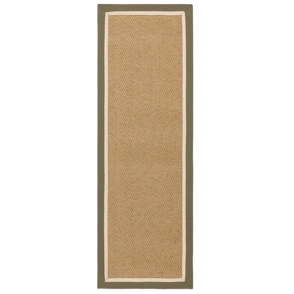 Bordo Herringbone Khaki Cream - Image 2